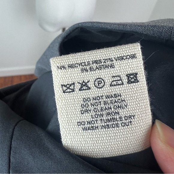 DJERF AVENUE IT Blazer Gray Size L - Picture 9 of 9